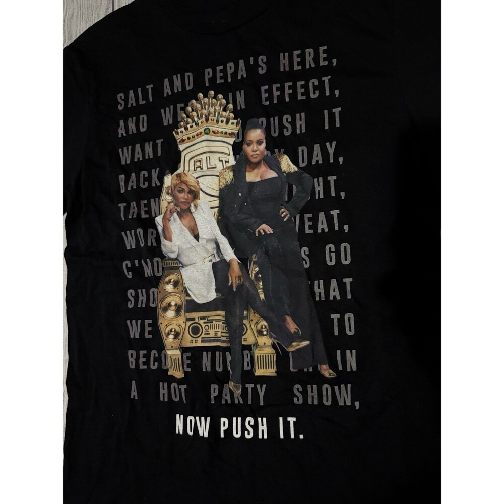 Salt n Pepa The Mixtape Tour 2022 Concert Shirt Size Medium M 2 Sided Dates - Picture 2 of 5